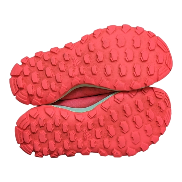 Adidas Vigor TR 6 running training trail tread sneakers neon coral pink EUC 7 - Picture 5 of 8